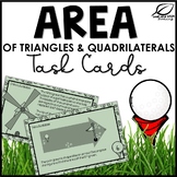 Area of Triangles, Parallelograms, and Trapezoids Task Cards