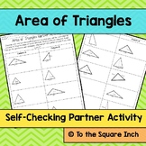 Area of Triangles Partner Activity