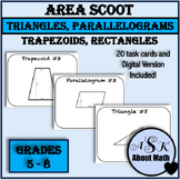 Area of Triangles and Quadrilaterals SCOOT and DIGITAL