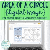 Area of a Circle DIGITAL Maze Activity for Google Drive Di