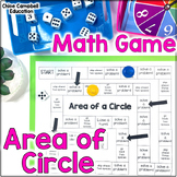 Area of a Circle Game - 7th Grade Math Activity