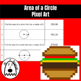Area of a Circle Pixel Art
