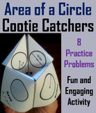Area of a Circle Game (Geometry Unit: Cootie Catcher Folda