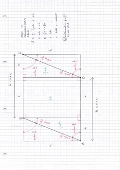 Preview of Area of a Parallelogram, Area = Base x Height, Geometric Proof