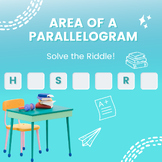 Area of a Parallelogram: Solve the Riddle!