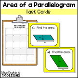 Area of a Parallelogram | Task Cards