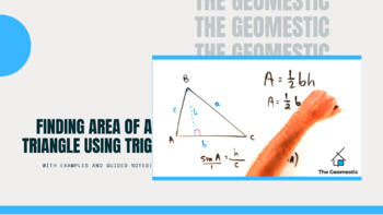 Preview of Area of a Polygon with Trigonometry Guided Notes