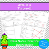 Area of a Trapezoid Notes