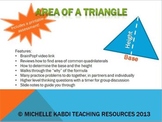 Area of a Triangle Powerpoint