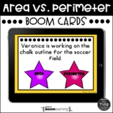 Area vs Perimeter Boom Cards™ - Digital Task Cards