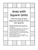 Area with Square Units - 3.MD.5 & 3.MD.6 Measure Areas by 
