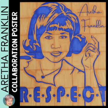Preview of Aretha Franklin Collaboration Poster | Great Women's History Month Activity!