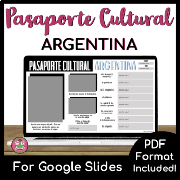 Preview of Argentina Country Study and Research | Pasaporte Cultural | PRINT + DIGITAL