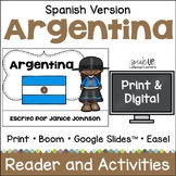 Argentina Spanish Country Study Reader & Activities Print 
