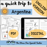 Argentina Readings a Quick Trip to Argentina ENGLISH VERSI