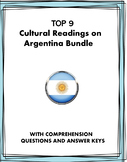 Argentina Spanish Reading Bundle: Lectura y cultura: 9 Rea
