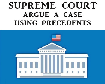 Preview of Argue A Supreme Court Case Using Precedents!