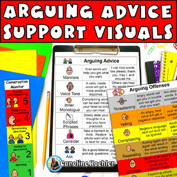 Preview of Arguing Advice Visual Tool to Decrease Power Struggle for Students Who Argue