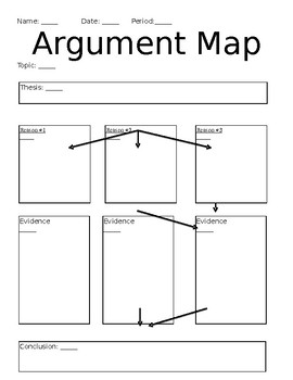 Preview of Argument Analysis - DIGITAL worksheet