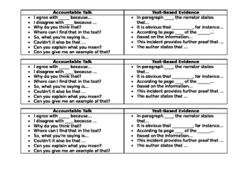 Preview of Argument Based Question Stems