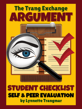 Preview of Argument Checklist | Argument Unit | Any Text Set | Research + Literary Essay