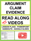 Argument Claim Evidence Reasoning with Fun Videos | Printa