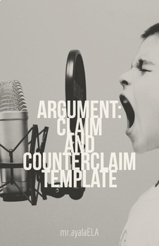 Preview of Argument: Claim and Counterclaim Template