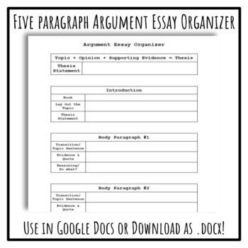 essay argument starters