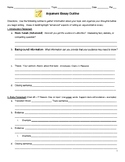 Argument Essay Outline Writing Template | Step by Step | M