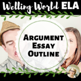 Argument Essay Outline--EDITABLE