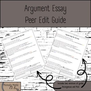 essay peer edit