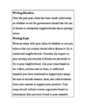 Argument Essay-Should Drones Be Banned in Your Neighborhood