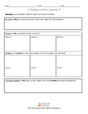 Argument Graphic Organizer- Customizable!