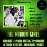 Argument/Opinion Writing Assignment: The Radium Girls