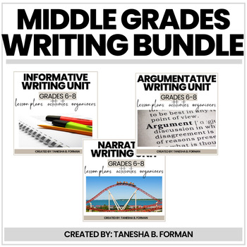 Preview of Argument, Personal Narrative, Explanatory/Informative BUNDLE