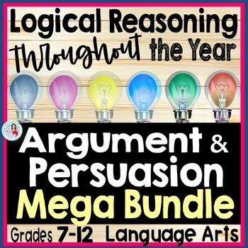 Preview of Argumentative Writing and Logical Fallacies Bundle
