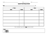 Argument Task Planning Page