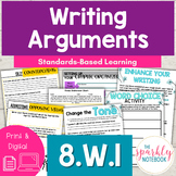 Argument Writing - Argumentative Essay - 8th Grade 8W1 CCSS