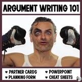 Argument Writing 101: PowerPoint, Cheat Sheet and Paired A