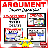 Argument Writing Debate Thesis Statement Distance Learning