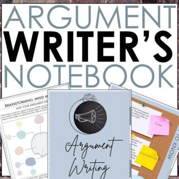 Preview of Argument Writing Digital Writer's Notebook for Middle School ELA