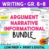 Argument Writing, Narrative Writing, Informational Writing PRINT & DIGITAL