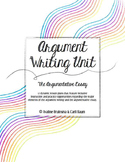 Argument- Persuasive Essay Writing Unit Common Core Aligne