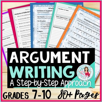 Preview of Argument Writing and Analysis Mini-Unit