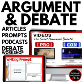 Argumentative Writing Debate Text Rubric TEST PREP