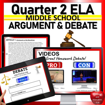 Preview of Argument and Debate QUARTER 2 BUNDLE