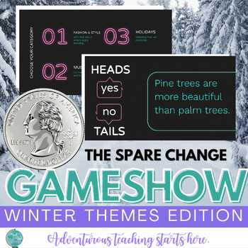 Preview of Argument and Rhetoric Practice:  The Spare Change Gameshow {WINTER THEME}