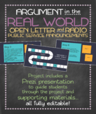 Argument in the real world: a PSA campaign with open lette