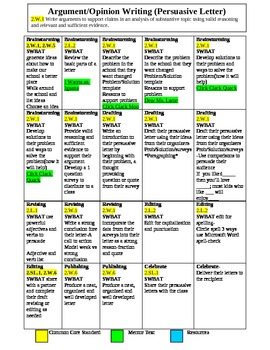 Preview of Argument/Opinion Writing-Grade 2