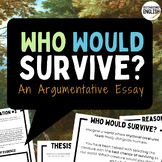 Argumentative 5 Paragraph Essay with Rubric and Sample | M
